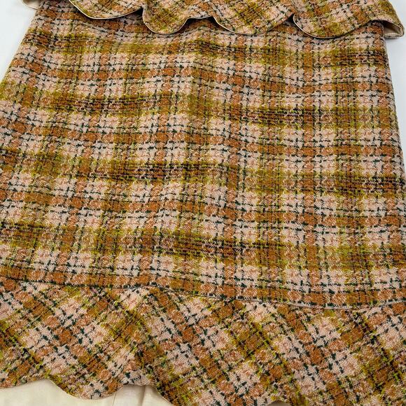 NWT Anna Molinari 2005 Y2K Runway Size Small Plaid Skirt - Picture 6 of 11